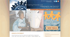 Desktop Screenshot of caringfriendsindeed.org